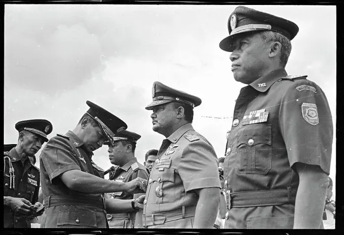 Framed Print : Indonesian Commander's Ceremony