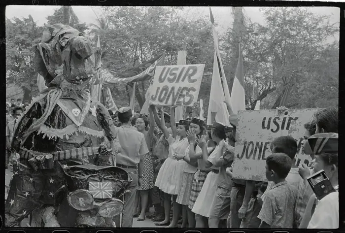 Framed Print : Indonesian Youth Rallying Against America Framed Print : Indonesian Youth Rallying Against America