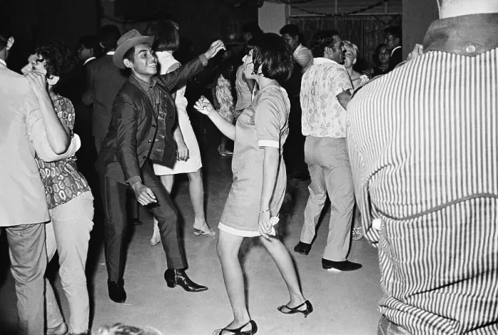 Framed Print : Indonesians Dancing at Night Club Framed Print : Indonesians Dancing at Night Club