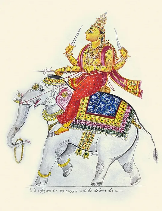 Framed Print : Indra, guardian of the east Framed Print : Indra, guardian of the east