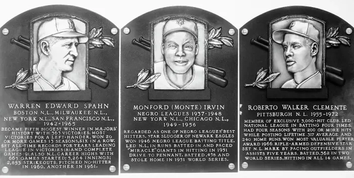 Framed Print : Inductee Plaques at Baseball Hall of Fame Framed Print : Inductee Plaques at Baseball Hall of Fame