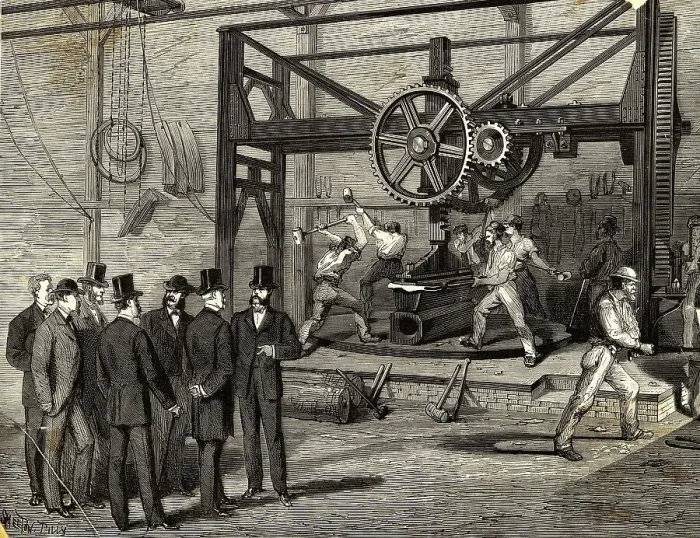 Framed Print : Industrial Workers and Capitalist Framed Print : Industrial Workers and Capitalist
