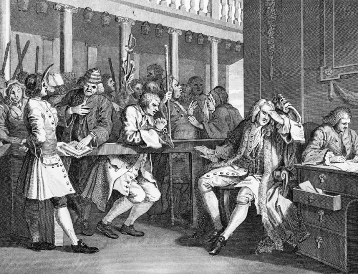 Framed Print : Industry and Idleness scene, by William Hogarth Framed Print : Industry and Idleness scene, by William Hogarth