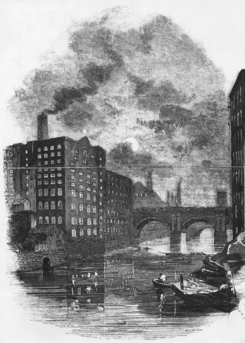 Framed Print : Industry On The Irwell Framed Print : Industry On The Irwell