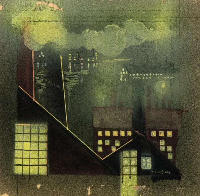 Framed Print : Industry At Night Framed Print : Industry At Night