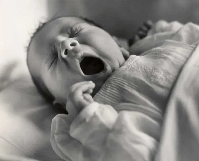 Framed Print : Infant yawning Framed Print : Infant yawning