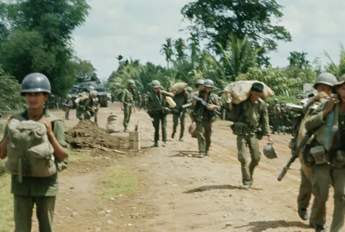 Framed Print : Infantry Troops In South Vietnam Framed Print : Infantry Troops In South Vietnam