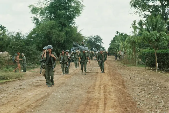 Framed Print : Infantry Troops In South Vietnam Framed Print : Infantry Troops In South Vietnam