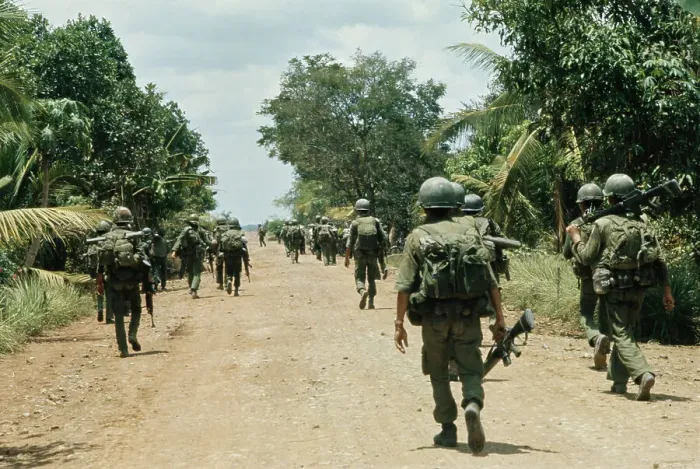 Framed Print : Infantry Troops In South Vietnam Framed Print : Infantry Troops In South Vietnam