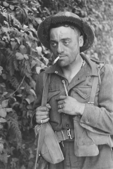 Framed Print : Infantryman in Normandy