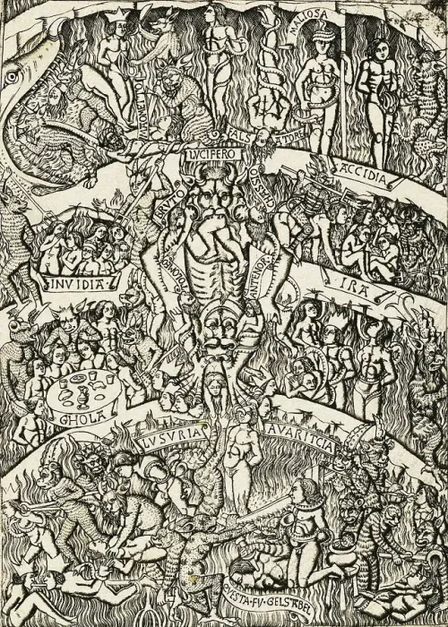 Framed Print : Inferno of Dante Framed Print : Inferno of Dante