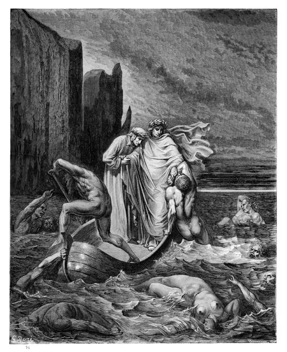 Framed Print : The inferno engraving Framed Print : The inferno engraving