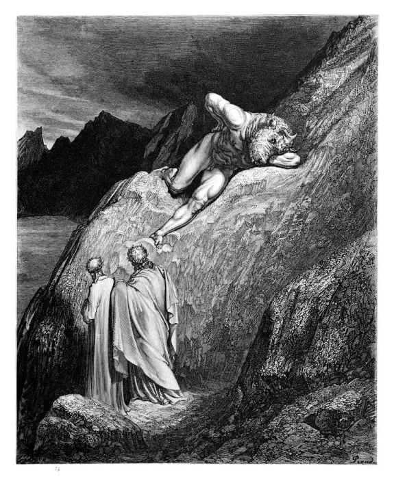 Framed Print : The inferno Minotaur engraving