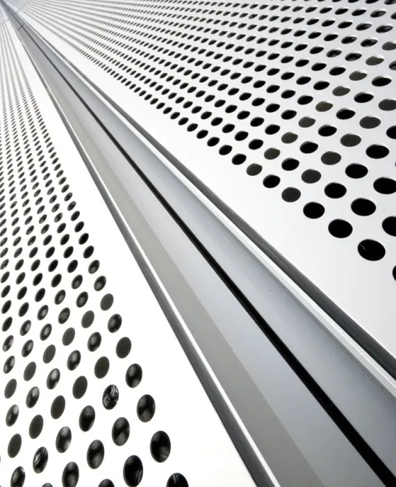 Framed Print : Infinite perspective on BBC scotland building