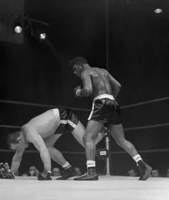 Framed Print : Ingemar Johanssen and Floyd Patterson