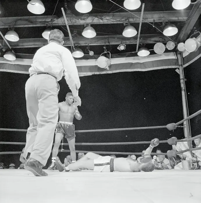 Framed Print : Ingemar Johansson During Bout with Floyd Patterson Framed Print : Ingemar Johansson During Bout with Floyd Patterson