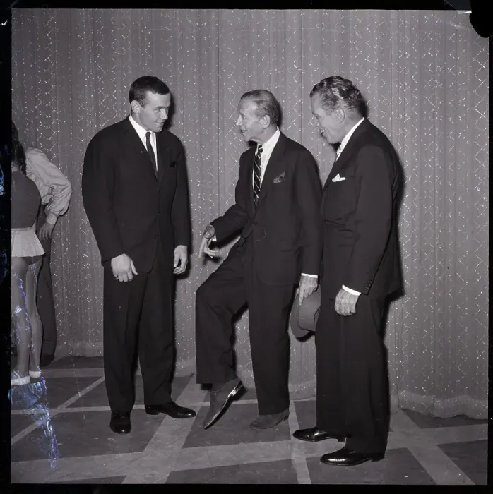 : Ingemar Johansson, Fred Astaire and Ed Sullivan : Ingemar Johansson, Fred Astaire and Ed Sullivan