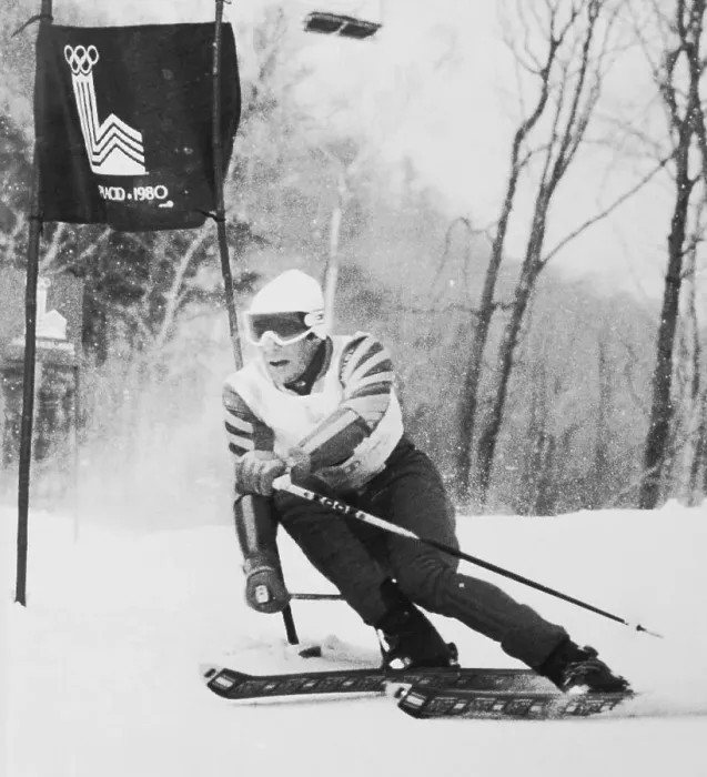 Framed Print : Ingemar Stenmark Competing in Giant Slalom Framed Print : Ingemar Stenmark Competing in Giant Slalom