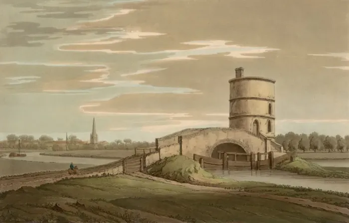 Framed Print : Inglesham Lock