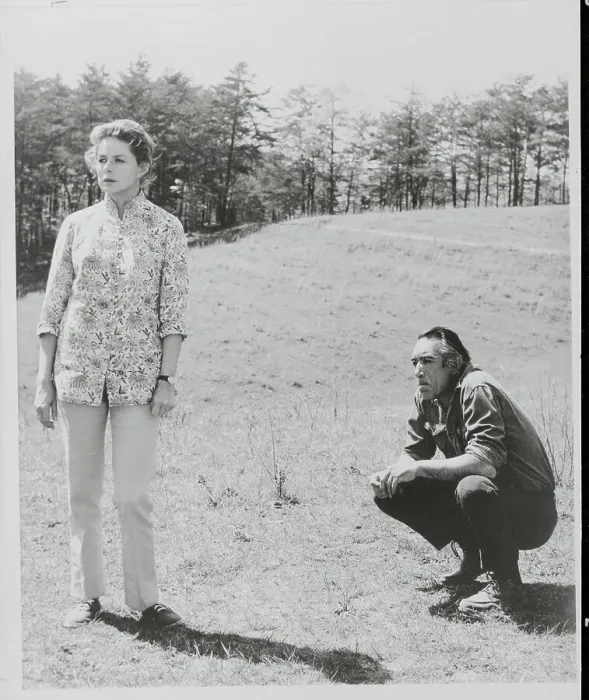 Framed Print : Ingrid Bergman and Anthony Quinn Taking Break Framed Print : Ingrid Bergman and Anthony Quinn Taking Break