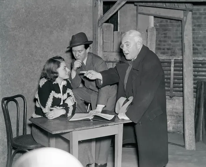 Framed Print : Ingrid Bergman with Colleagues