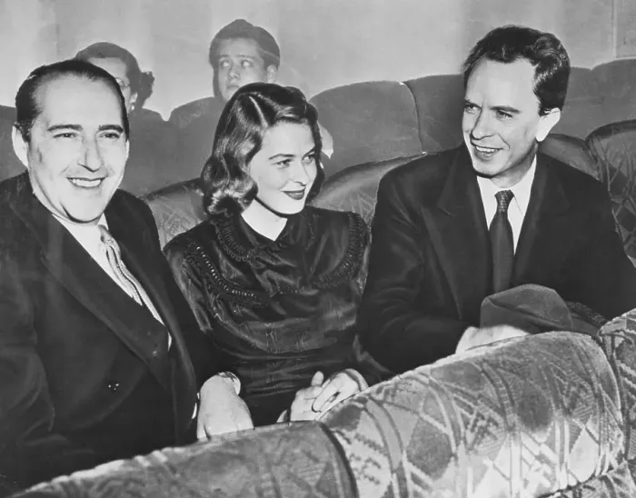 Framed Print : Ingrid Bergman with Friends Framed Print : Ingrid Bergman with Friends