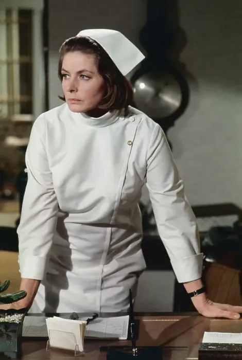 Framed Print : Ingrid Bergman Playing a Nurse Framed Print : Ingrid Bergman Playing a Nurse