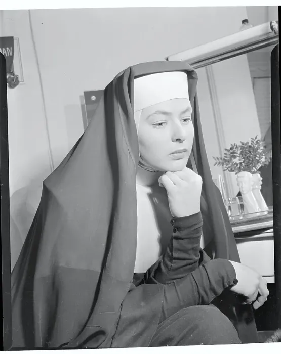 Framed Print : Ingrid Bergman Portraying Nun Character Framed Print : Ingrid Bergman Portraying Nun Character