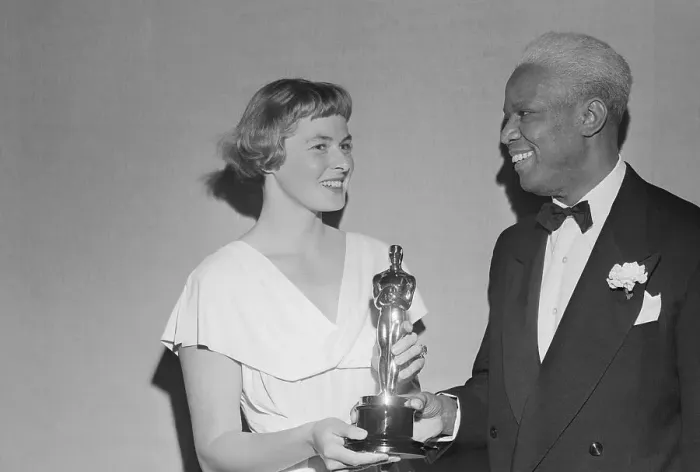 Framed Print : Ingrid Bergman Presenting Academy Award Framed Print : Ingrid Bergman Presenting Academy Award