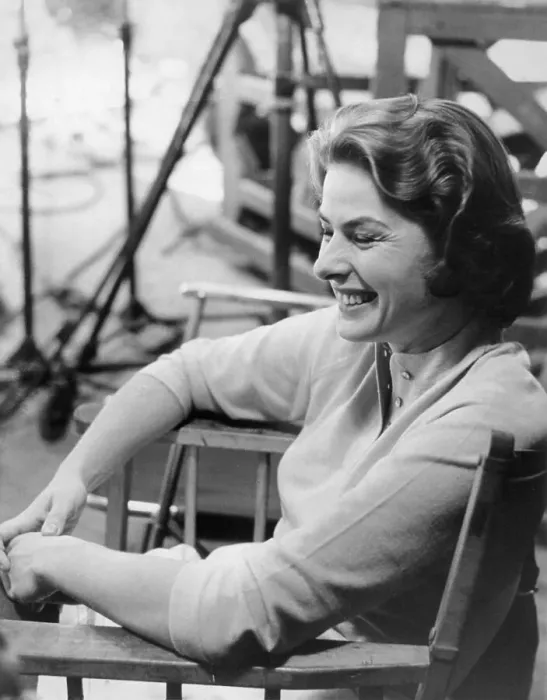 Framed Print : Ingrid Bergman Shooting Indiscreet Framed Print : Ingrid Bergman Shooting Indiscreet