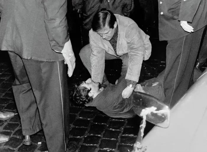 Framed Print : Injured Protestor In Frankfurt, 1968 Framed Print : Injured Protestor In Frankfurt, 1968