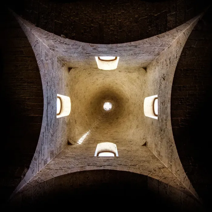 Framed Print : Inner Dome of Parrocchia Sant Antonio Church, Alberobello, Apulia, Italy Framed Print : Inner Dome of Parrocchia Sant Antonio Church, Alberobello, Apulia, Italy