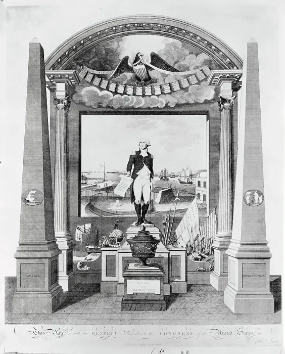 Framed Print : Inscribed to Congress
