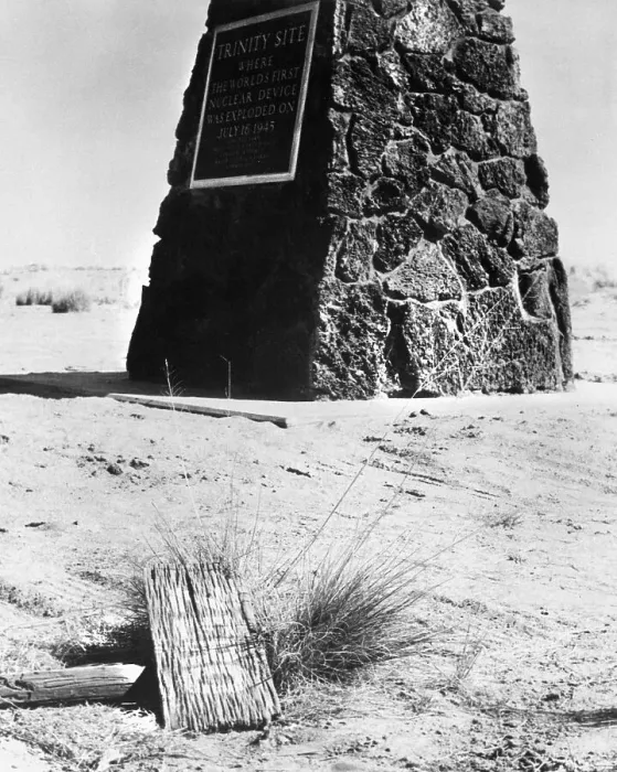 Framed Print : Inscription On Trinity Site Monument