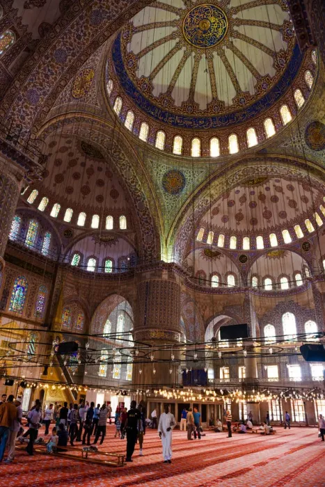 Framed Print : Inside the Blue Mosque, Istanbul Framed Print : Inside the Blue Mosque, Istanbul