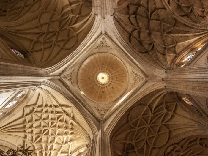 Framed Print : Inside of the Cathedral of Segovia, ceiling detail Framed Print : Inside of the Cathedral of Segovia, ceiling detail