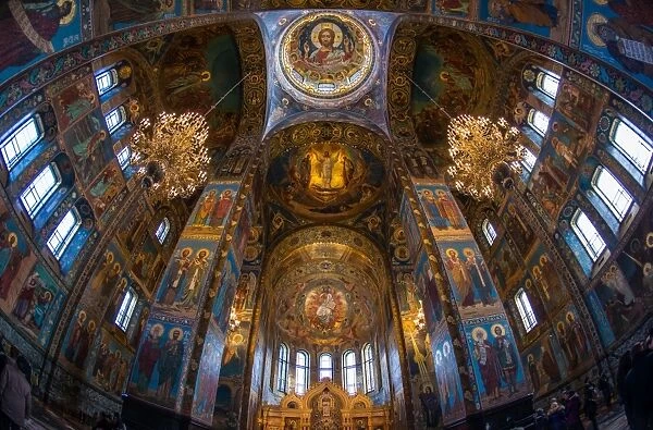 Inside Church of the Savior on Blood, Saint Petersburg