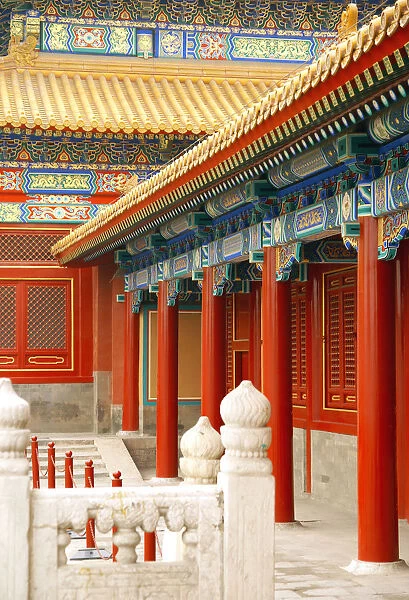 inside the forbidden city, Beijing China