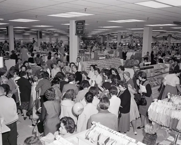 Inside a J.C. Penney Store Print, Oklahoma City, 1920s. Art Prints