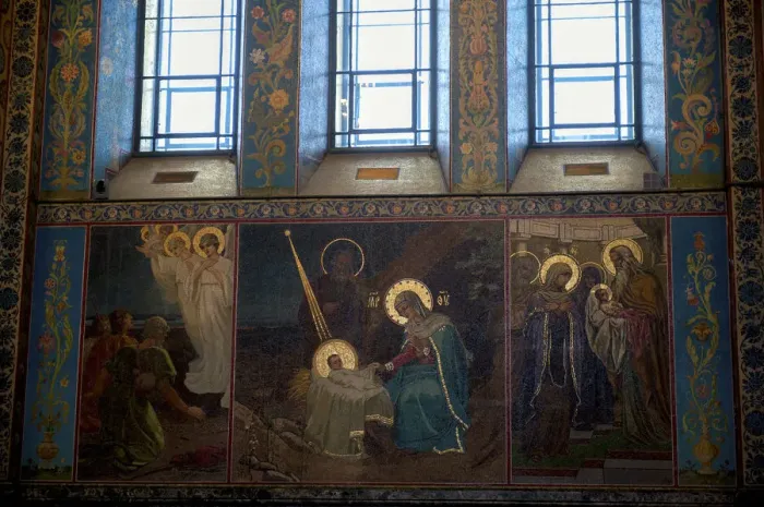 Framed Print : Inside painting of Church of the Savior on Blood in St. Petersburg of Russia Framed Print : Inside painting of Church of the Savior on Blood in St. Petersburg of Russia