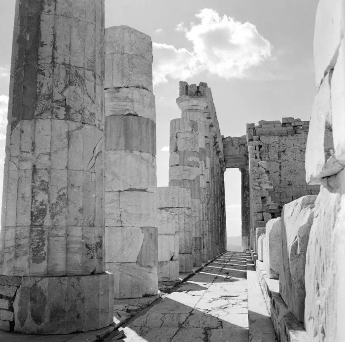 Framed Print : Inside The Parthenon