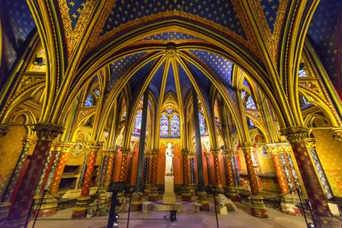 Framed Print : Inside Sainte Chapelle church Framed Print : Inside Sainte Chapelle church
