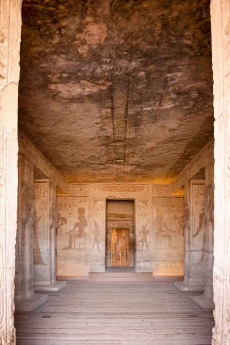Framed Print : Inside the Temple of Nefertari, Abu Simbel, Egypt Framed Print : Inside the Temple of Nefertari, Abu Simbel, Egypt