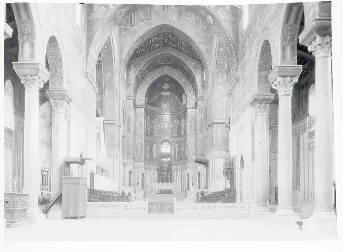Framed Print : Inside View of the Cathedral of Monreale Framed Print : Inside View of the Cathedral of Monreale