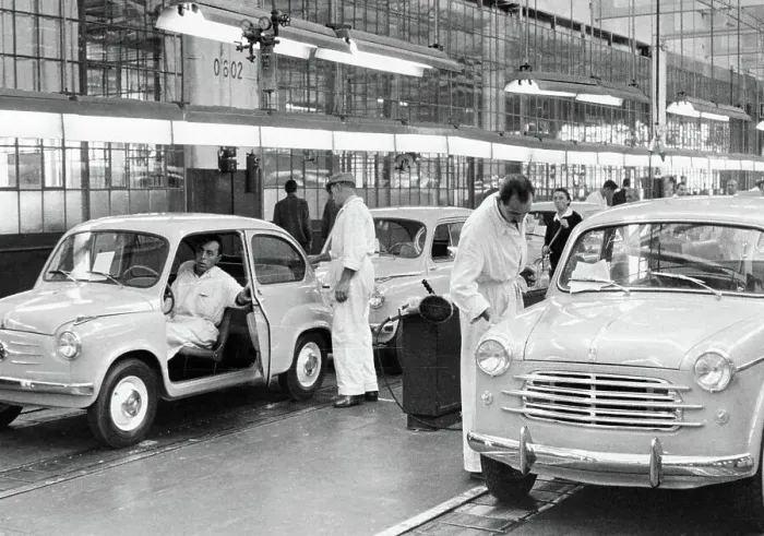 Framed Print : Inspection of Cars in Factory Framed Print : Inspection of Cars in Factory
