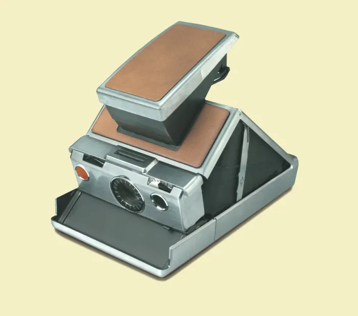 Framed Print : Instant Camera