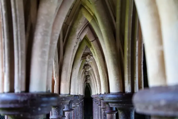 Framed Print : Interior of abbatial church Mont Saint-Michel, Normandy, France Framed Print : Interior of abbatial church Mont Saint-Michel, Normandy, France