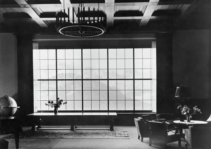 Framed Print : Interior of Adolph Hitler's Home