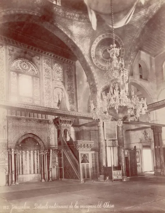 Framed Print : Interior of Al-Aqsa Mosque in Jerusalem Framed Print : Interior of Al-Aqsa Mosque in Jerusalem