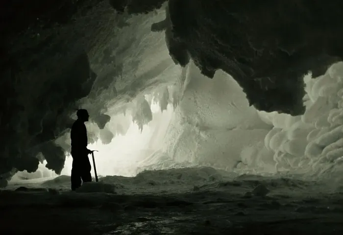Framed Print : Interior Of Antarctican Ice Cave Framed Print : Interior Of Antarctican Ice Cave